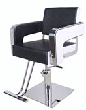 美发沙龙店理发椅子新款高档剪发理容凳子不锈钢扶手厂家直销962