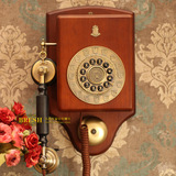 专柜质保 派拉蒙正品 欧式实木壁挂式仿古电话1913金盾固定电话机