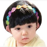 韩版宝宝发饰发圈发箍发卡发带可爱女婴儿童拍照梅花头饰