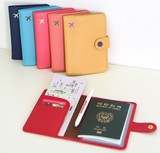韩国正品进口monopoly电磁屏蔽皮革短款护照夹出国男女证件套ver3