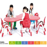 新品幼儿园桌椅 塑料正方桌 儿童四方桌宝宝桌子儿童桌学习桌特价