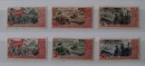 苏联1947十月革命30周年汽车战争等无齿邮票6全新原胶轻贴上品