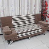 植绒布艺折叠沙发床1.8米 多功能三人沙发小户型宜家可拆洗沙发