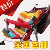 彩虹棉垫 餐椅好孩子婴儿车推车伞车坐垫 通用加厚 防水隔尿包邮