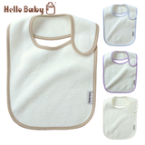 hellobaby婴儿用品 儿童全棉围兜 新生儿小米口水兜 幼儿方口水巾
