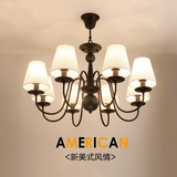 现代简约美式客厅灯大气田园LED吸顶灯创意欧式主卧室灯餐厅灯具