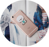 多型号定制iphone6卡通比熊犬巴哥小米5华为步步高个性手机壳白猫