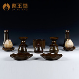 戴玉堂 热卖 佛具套装 佛教用品烛台香炉圣水杯果碟花瓶 D77-001
