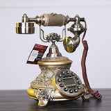 欧式复古家居摆件客厅电话机现代装饰美式结婚礼物艺术工艺品道具