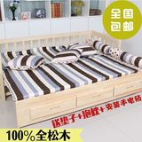 特价实木沙发床1.2米1.5小户型多功能两用可折叠储物宜家双人简约