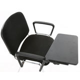 新款椅子培训椅带写字板带扶手椅子办公椅会议椅加固椅人体工学椅