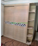 组装实木质衣柜整体大容量板式衣柜宜家组合衣橱 住宅家具转角柜