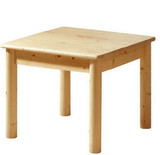儿童学习桌子写字台幼儿园全实木大自然松木小凳子小方桌宜家特价