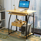 70cm台式电脑桌宜家用学习桌小书桌组装现代简约简易钢木迷你DNZ