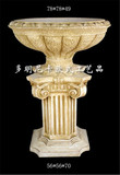 欧式复古石膏花盆 花瓶 婚庆路引 仿古罗马柱 户外摆设 摄影道具