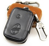 BYD智能遥控器钥匙套 比亚迪G3 新F3 L3 新F0专用真皮汽车钥匙包