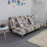 现代布艺可拆洗可折叠实木沙发床1.8米中小户型客厅卧室双人沙发