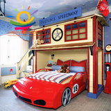 三米阳光儿童汽车床实木定制家具上下床创意子母高低床包邮汽车床