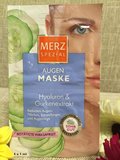 德国正品代购美姿 MERZ 玻尿酸精华黄瓜保湿补水眼膜唇膜
