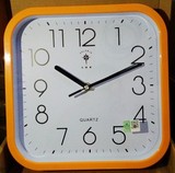 北极星10英寸卧室客厅静音小挂钟可做可挂简约现代创意石英钟钟表