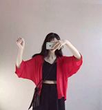 MEONE正品2016夏装韩版时尚百搭宽松薄款纯色短款防晒风衣外套女