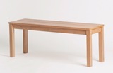 涵木匠 北欧简约现代宜家风格长换鞋凳全实木餐椅餐桌凳子