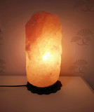 正品水晶盐灯喜马拉雅s级可调光台灯卧室床头灯创意时尚欧式包邮