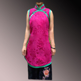 中国风民族服饰中式女装上衣背心旗袍改良唐装上好老料丝绸真丝
