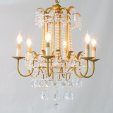 法式吊灯田园餐厅客厅卧室灯具简约美式创意家居酒店个性水晶灯