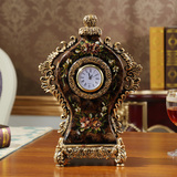 欧式台钟座钟客厅复古时尚卧室个性钟表摆钟创意坐钟静音时钟特价