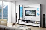 超薄挂式液晶电视背景墙柜 超薄客厅背景柜 超薄客厅组合柜 2米2