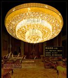 金色欧式豪华水晶长方形客厅LED卧室内吸顶吊灯家用大灯现代遥控