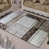 土耳其进口欧美抽象几何水墨油画卧室客厅书房中式现代简约地毯