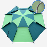 【千艺】品牌钓鱼伞 万向加固开口伞 防风防紫外线 铝合金伞杆