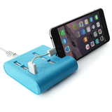 苹果iPhone6桌面充电支架 三星小米直充USB多口手机充电器
