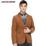 Jack Jones杰克琼斯纯棉休闲条绒男士修身西装外套O|215108011