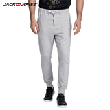 JackJones杰克琼斯含莱卡弹力修身束脚休闲裤C|215214016