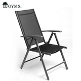 GYMS午休躺椅办公室懒人休闲靠背可调节折叠户外铝合金椅子包邮