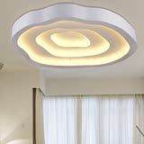 创意个性遥控房间主卧室LED艺术吸顶灯圆形现代温馨小客厅书房灯