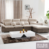 南京新款三包布艺沙发组合现代简约小户型沙发组合皮布可拆洗3米