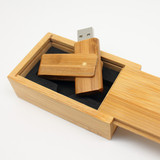 定做木质旋转木质U盘8g 个性创意竹木 雕刻标志LOGO 免费刻字包邮