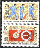 1605德国-东德邮票-1970年世界越野赛2全