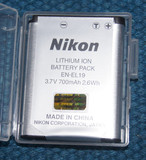 二手原装尼康EN-EL19电池 S2500 S2600 S3100 S3200 S3300 S4500