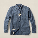 RRL 复古咔叽 日本棉工装 长袖衬衫