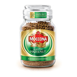 包邮荷兰原装进口Moccona摩可纳榛果95克瓶装冻干速溶纯黑咖啡粉