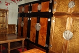 中式 古典 实木 仿古 家具 金丝楠 金丝楠木 素面 顶箱柜 衣柜