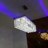 简约现代餐厅吊灯长方形长条吸顶灯LED饭厅吧台过道客厅水晶吊灯