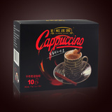 彩虹庄园 卡布奇诺咖啡 速溶泡沫咖啡170g（10包） 醇香咖啡