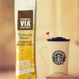 进口美国咖啡 Starbucks 星巴克 via速溶咖啡无糖免煮 闲庭3.3g