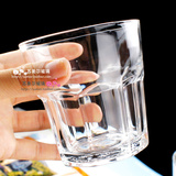 钢化玻璃杯透明水杯 茶杯 果汁杯 西餐厅常用清水杯 玻璃杯 凉杯
